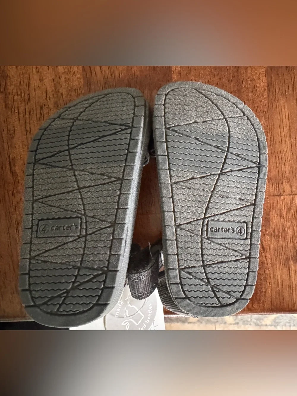 Carter's Little Planet Gray Adjustable Strap Kids Sandals